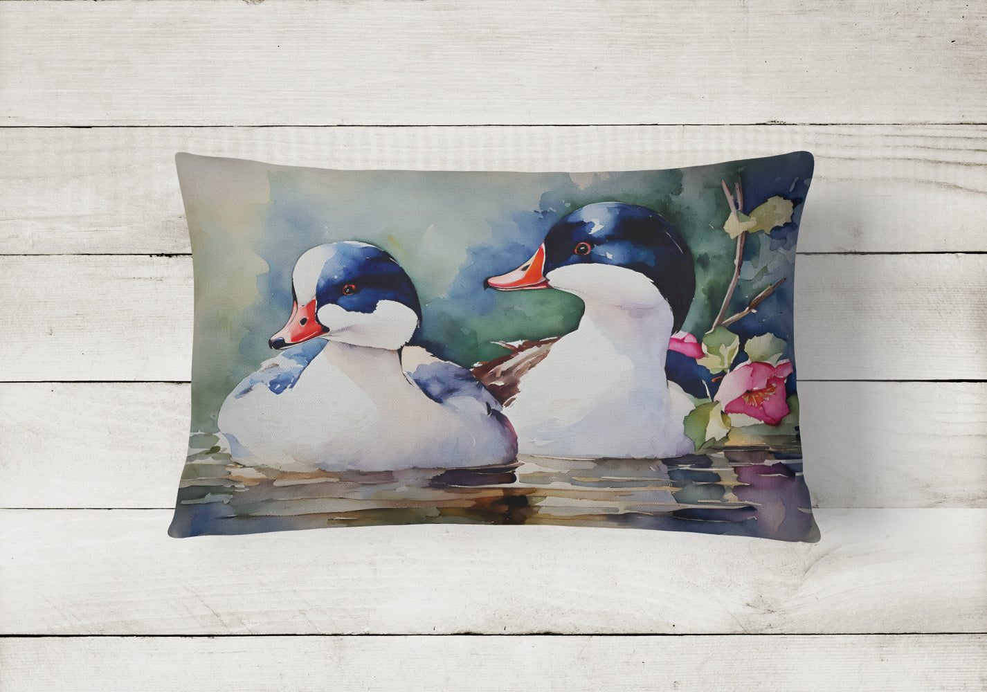 Bufflehead Throw Pillow - One Color / One Size - Home & Garden - Home Textile - Pillows