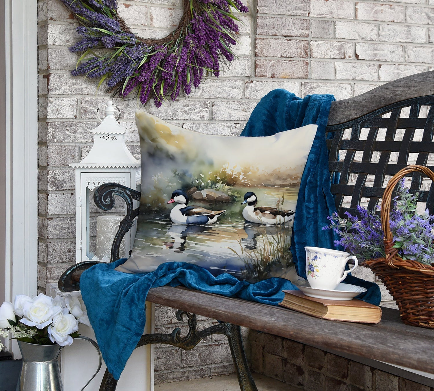 Bufflehead Throw Pillow - One Color / One Size - Home & Garden - Home Textile - Pillows