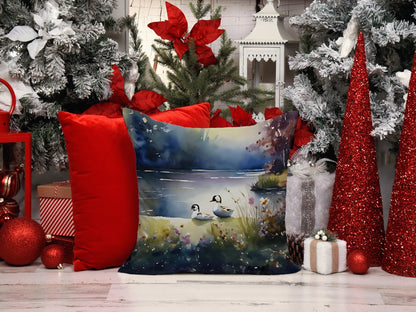 Bufflehead Throw Pillow - One Color / One Size - Home & Garden - Home Textile - Pillows