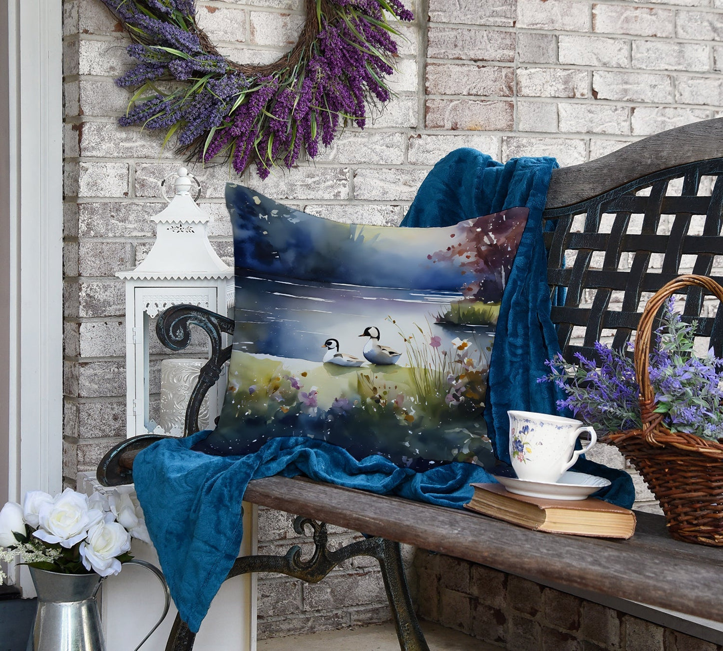 Bufflehead Throw Pillow - One Color / One Size - Home & Garden - Home Textile - Pillows
