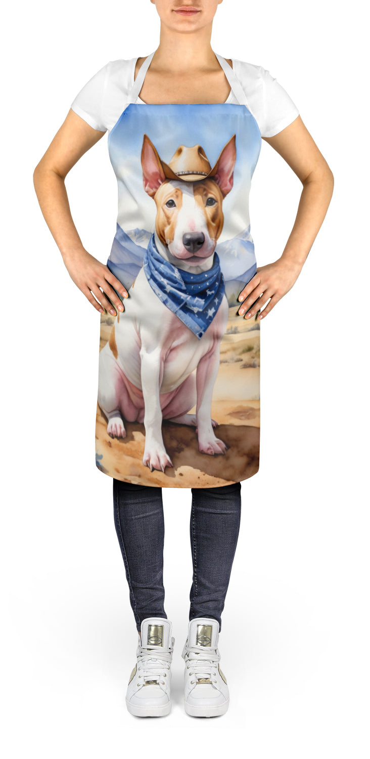 Bull Terrier Cowboy Welcome Apron - One Color / One Size - Home & Garden - Kitchen Dining & Bar - Table Decoration &