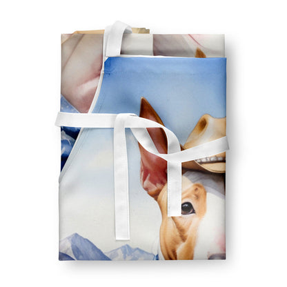 Bull Terrier Cowboy Welcome Apron - One Color / One Size - Home & Garden - Kitchen Dining & Bar - Table Decoration &