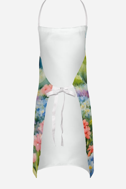 Bull Terrier Spring Path Apron - One Color / One Size - Home & Garden - Kitchen Dining & Bar - Table Decoration &