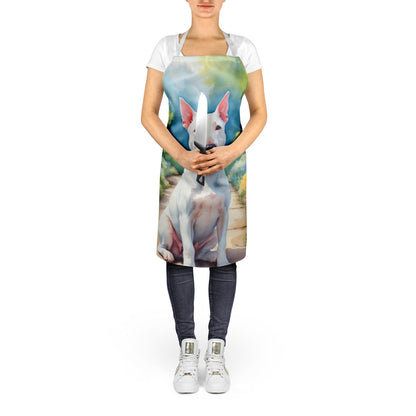 Bull Terrier Spring Path Apron - One Color / One Size - Home & Garden - Kitchen Dining & Bar - Table Decoration &
