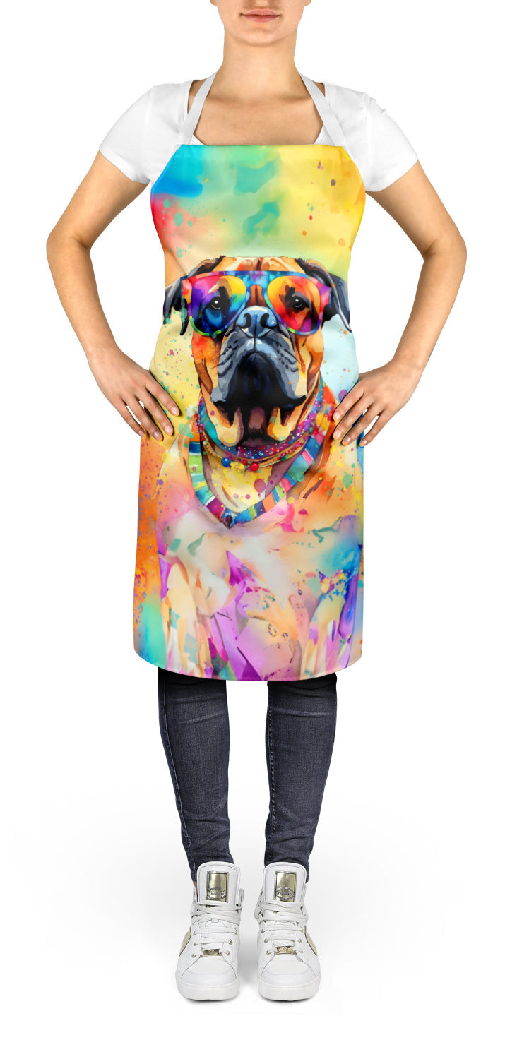 Bullmastiff Hippie Dawg Apron - One Color / One Size - Home & Garden - Kitchen Dining & Bar - Table Decoration &