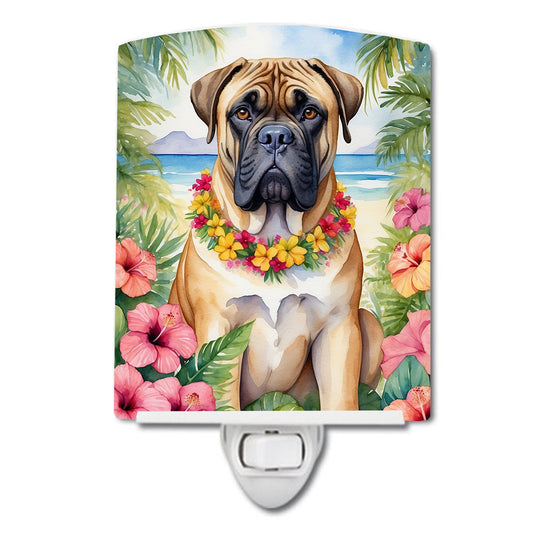 Bullmastiff Luau Ceramic Night Light - One Color / One Size - Home & Garden - Home Improvement - Lights & Lighting