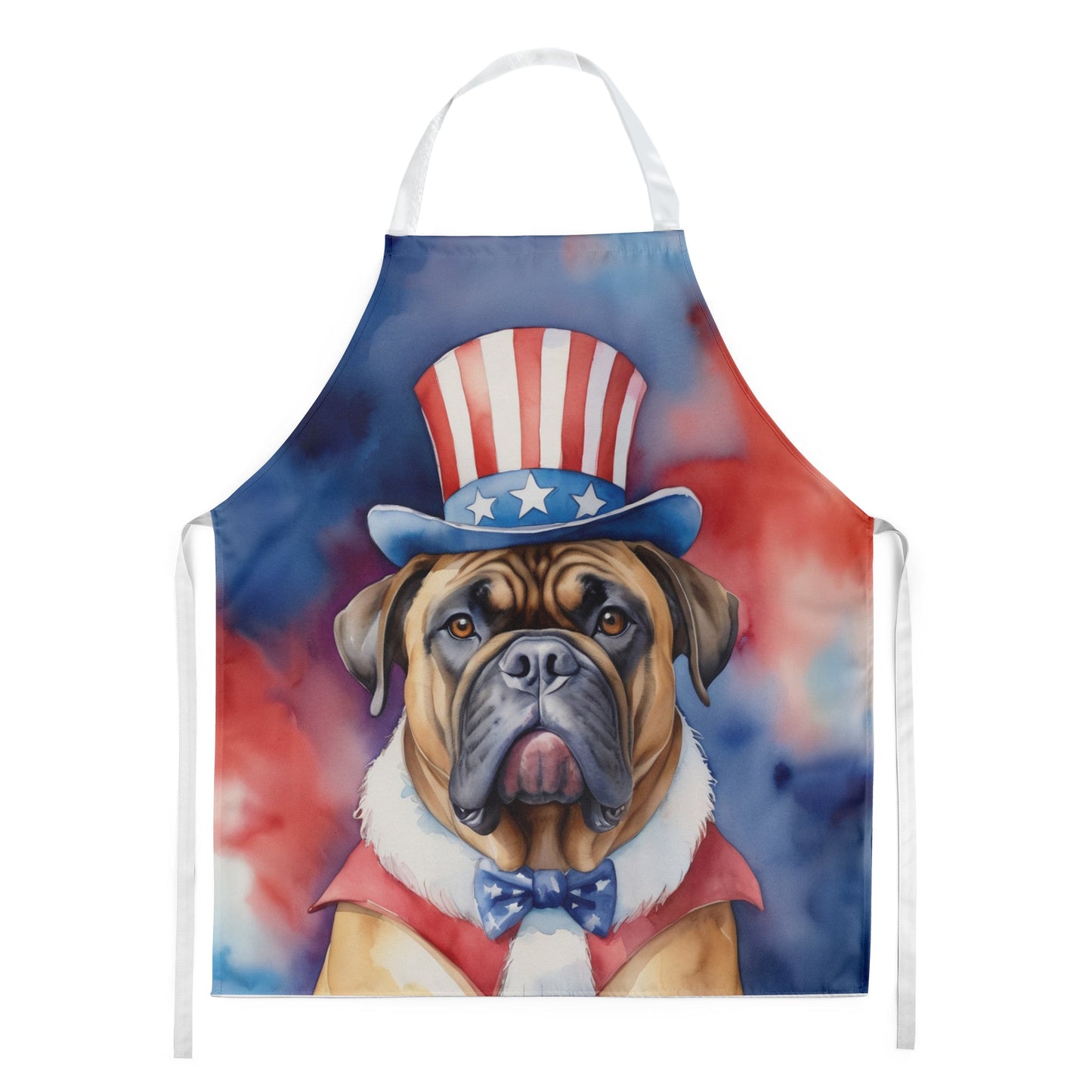 Bullmastiff Patriotic American Apron - One Color / One Size - Home & Garden - Kitchen Dining & Bar - Table Decoration &