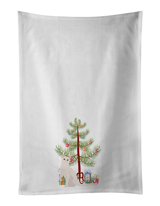 Burmilla Cat Christmas Kitchen Towel Set of 2 - One Color / One Size - Home & Garden - Home Textile - Towels