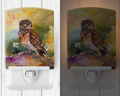 Burrowing Owl Ceramic Night Light - One Color / One Size - Home & Garden - Home Improvement - Lights & Lighting - Night