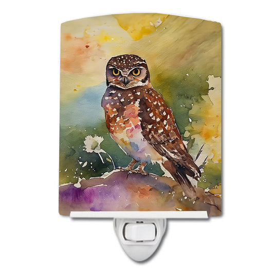 Burrowing Owl Ceramic Night Light - One Color / One Size - Home & Garden - Home Improvement - Lights & Lighting - Night