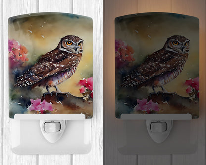 Burrowing Owl Ceramic Night Light - One Color / One Size - Home & Garden - Home Improvement - Lights & Lighting - Night