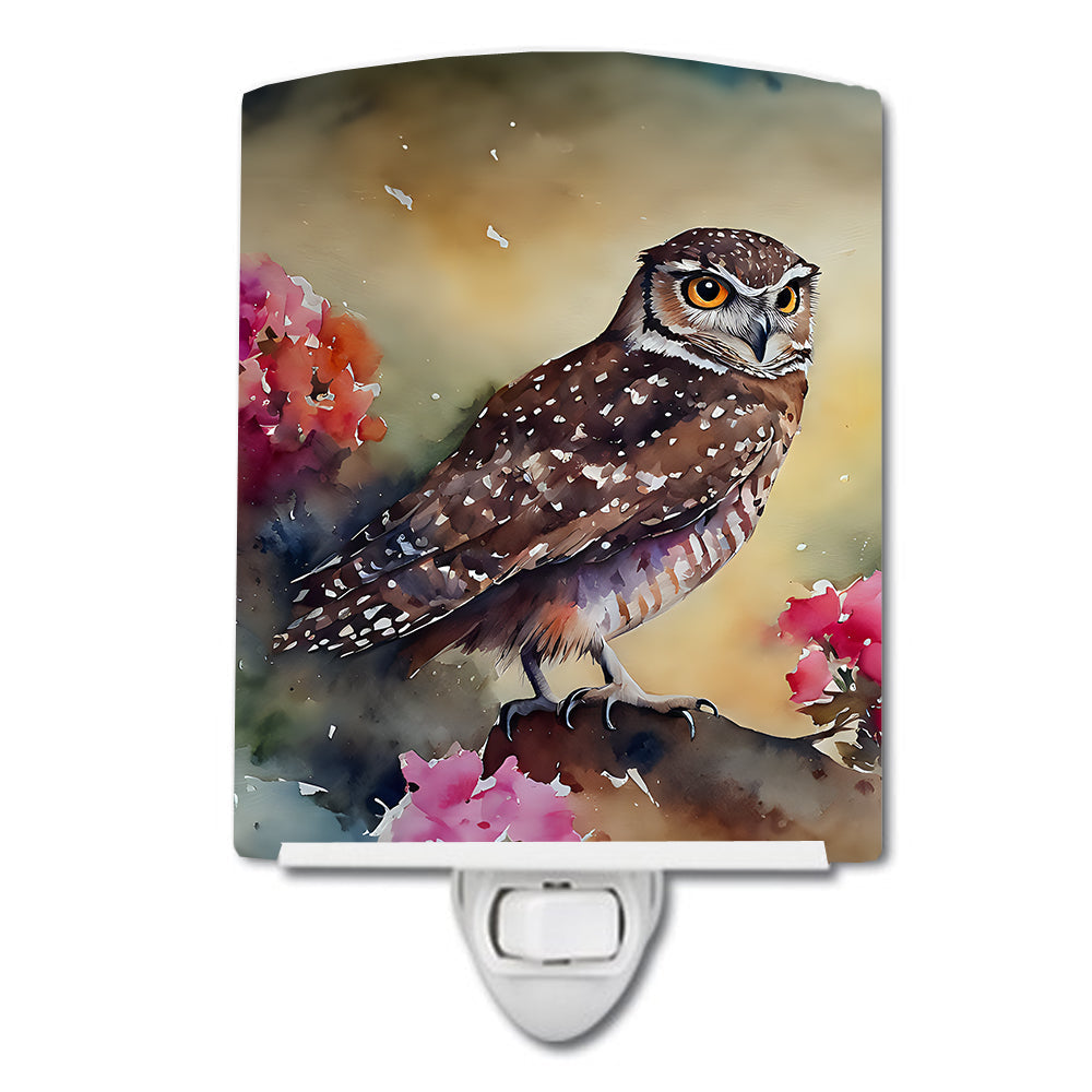 Burrowing Owl Ceramic Night Light - One Color / One Size - Home & Garden - Home Improvement - Lights & Lighting - Night