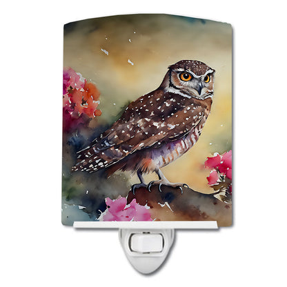 Burrowing Owl Ceramic Night Light - One Color / One Size - Home & Garden - Home Improvement - Lights & Lighting - Night