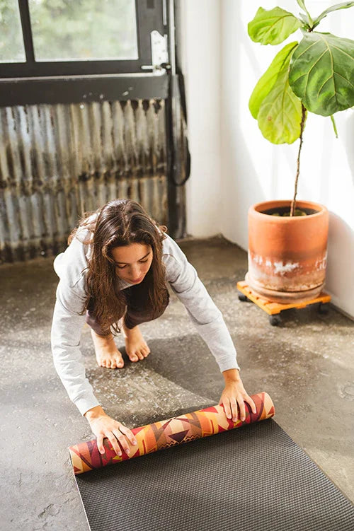 Butterfly Eco Yoga Mat – Artist Design 6mm Cushion + Grip Yune Yoga - One Color / One Size - Sports & Entertainment