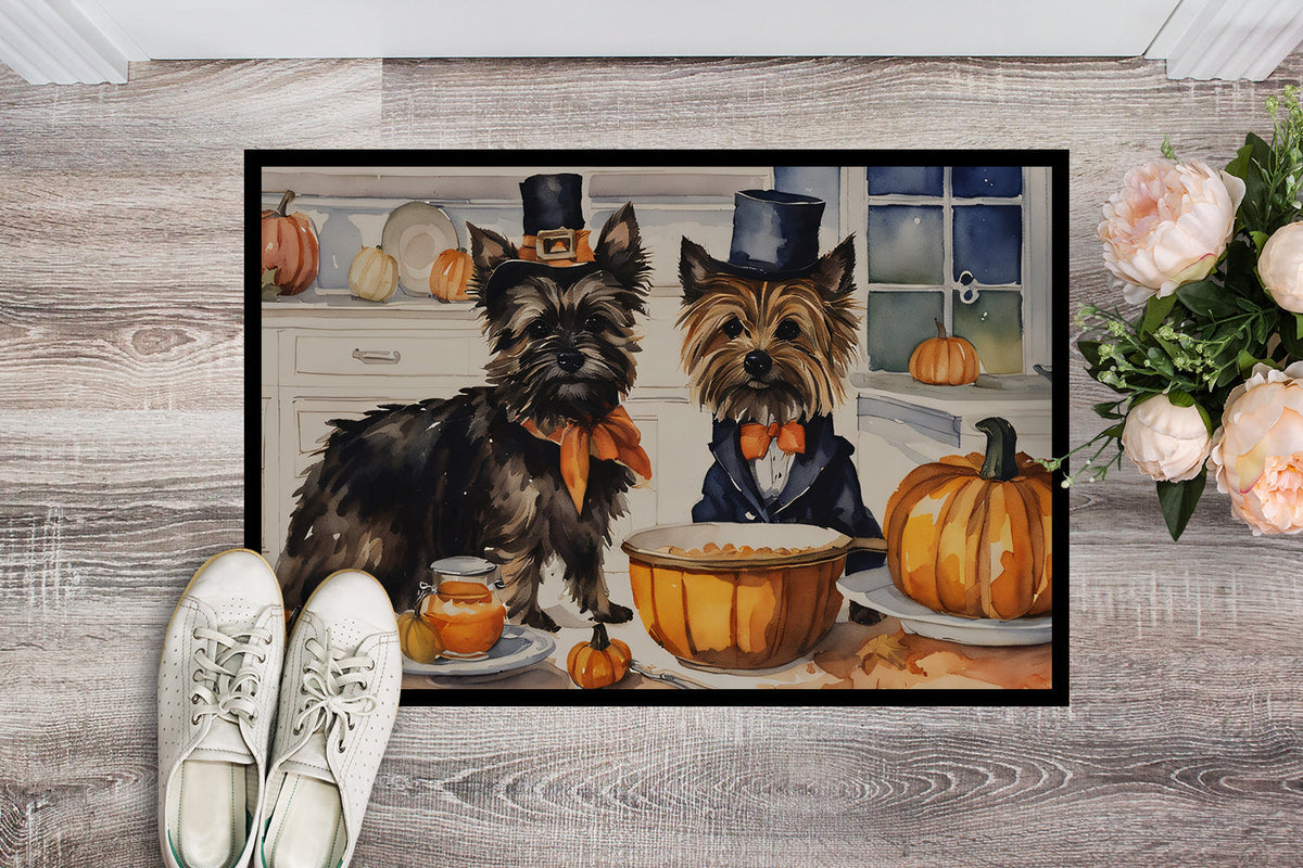 Cairn Terrier Fall Kitchen Pumpkins Doormat - One Color / One Size - Home & Garden - Home Textile - Carpets & Rugs