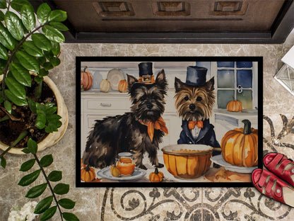 Cairn Terrier Fall Kitchen Pumpkins Doormat - One Color / One Size - Home & Garden - Home Textile - Carpets & Rugs