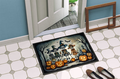 Calacas Skeletons Spooky Halloween Doormat - One Color / One Size - Home & Garden - Home Textile - Carpets & Rugs