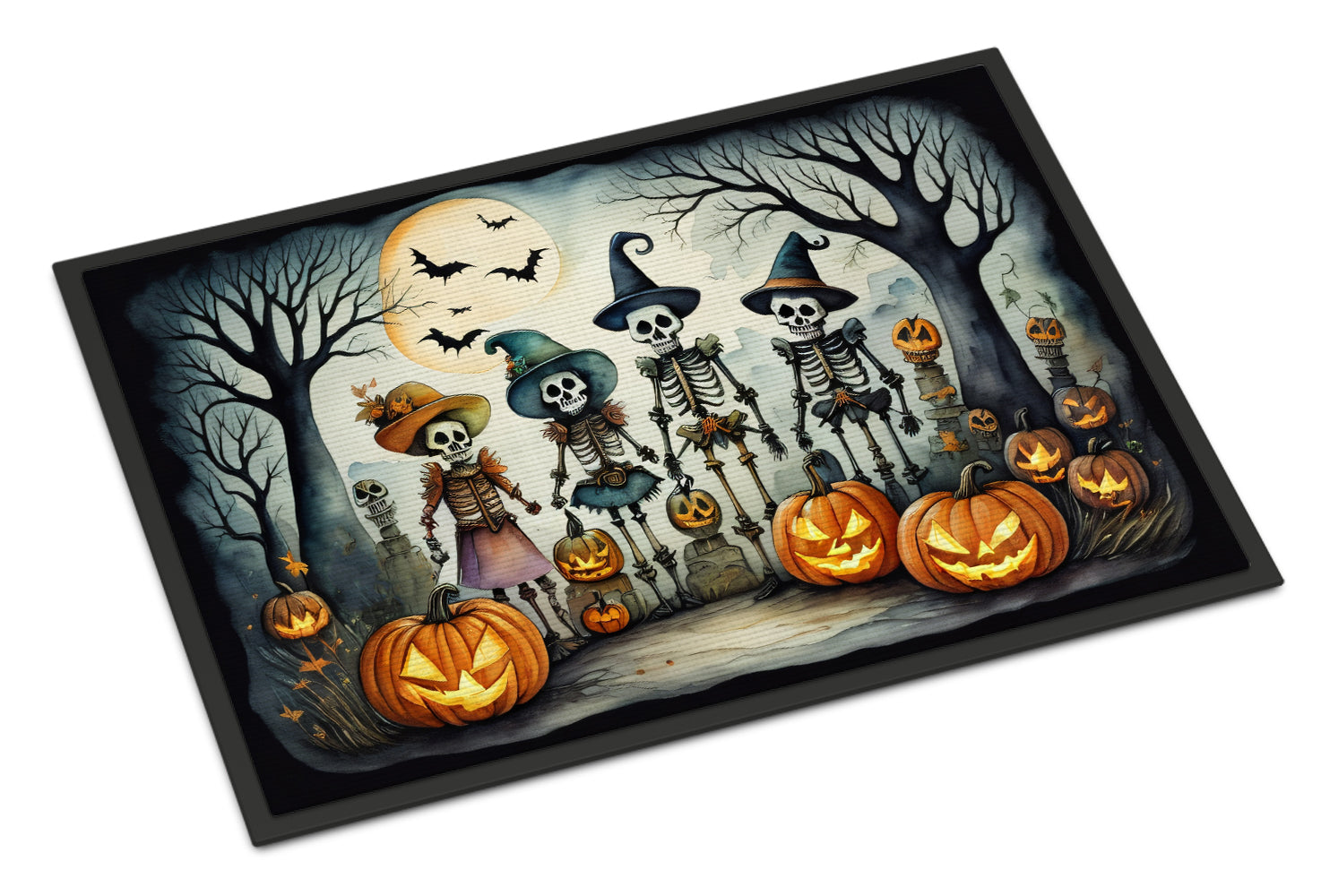Calacas Skeletons Spooky Halloween Doormat - One Color / One Size - Home & Garden - Home Textile - Carpets & Rugs