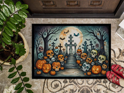 Calaveras Sugar Skulls Spooky Halloween Doormat - One Color / One Size - Home & Garden - Home Textile - Carpets & Rugs