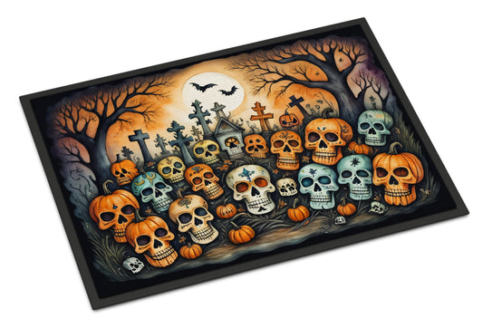 Calaveras Sugar Skulls Spooky Halloween Doormat - One Color / One Size - Home & Garden - Home Textile - Carpets & Rugs