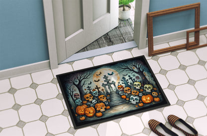 Calaveras Sugar Skulls Spooky Halloween Doormat - One Color / One Size - Home & Garden - Home Textile - Carpets & Rugs