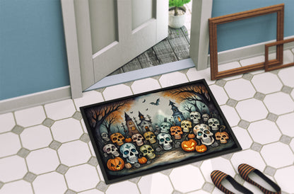 Calaveras Sugar Skulls Spooky Halloween Doormat - One Color / One Size - Home & Garden - Home Textile - Carpets & Rugs