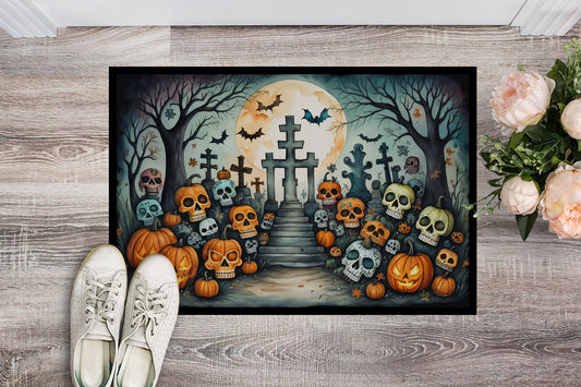 Calaveras Sugar Skulls Spooky Halloween Doormat - One Color / One Size - Home & Garden - Home Textile - Carpets & Rugs