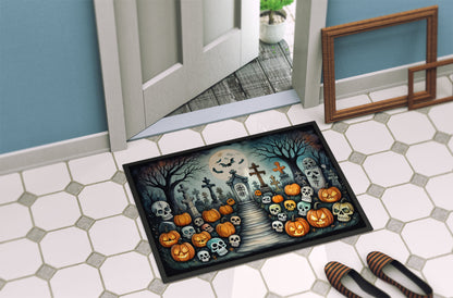 Calaveras Sugar Skulls Spooky Halloween Doormat - One Color / One Size - Home & Garden - Home Textile - Carpets & Rugs