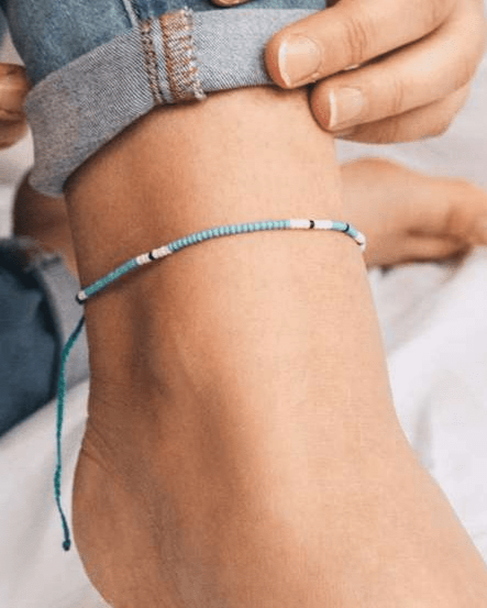 Cali Surf Anklet - Blue - One Color / One Size - Jewelry & Accessories - Jewelry Sets & More - Anklets
