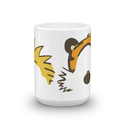 Calvin and Hobbes Faces Contour Mug - Home & Garden - Kitchen Dining & Bar - Coffeeware