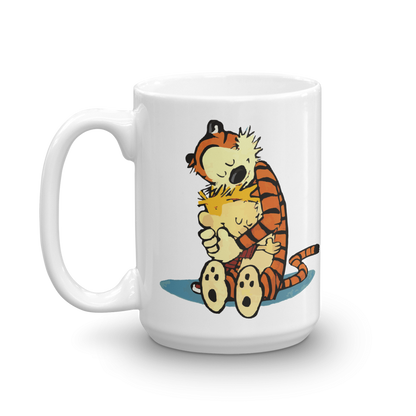 Calvin and Hobbes Hugging Mug - 15oz (444mL) - Home & Garden - Kitchen Dining & Bar - Coffeeware