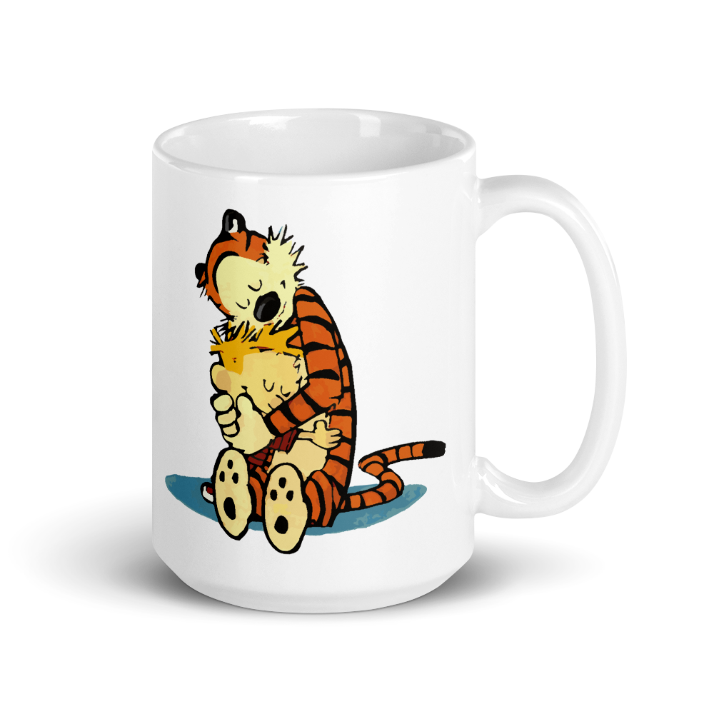 Calvin and Hobbes Hugging Mug - Home & Garden - Kitchen Dining & Bar - Coffeeware
