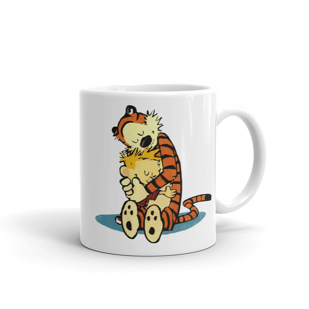 Calvin and Hobbes Hugging Mug - Home & Garden - Kitchen Dining & Bar - Coffeeware