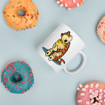 Calvin and Hobbes Hugging Mug - Home & Garden - Kitchen Dining & Bar - Coffeeware