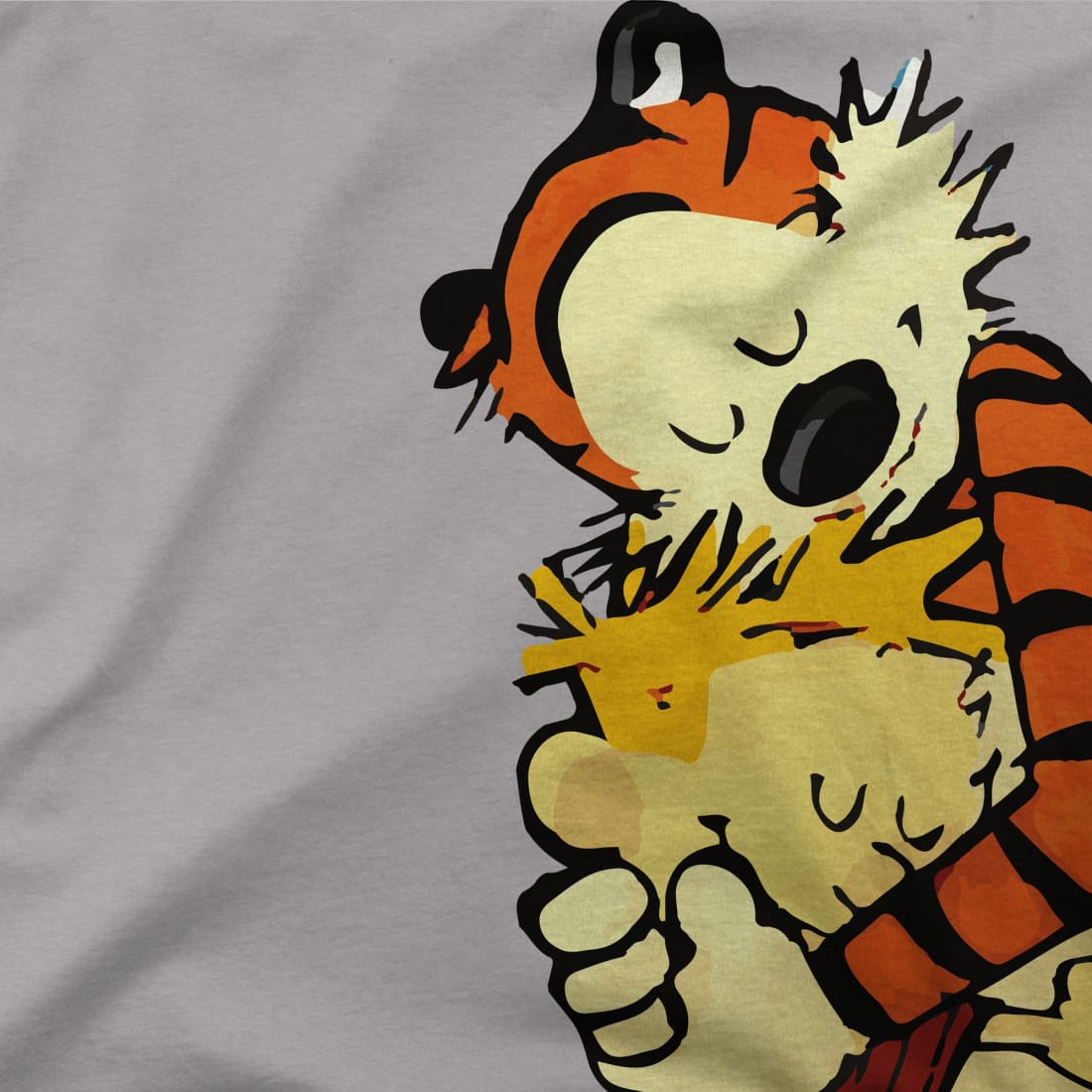 Calvin and Hobbes Hugging T-Shirt - Men’s Fashion - Men’s Clothing - Shirts - Short Sleeve Shirts