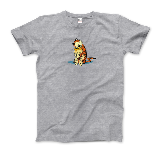 Calvin and Hobbes Hugging T-Shirt - Men’s Fashion - Men’s Clothing - Shirts - Short Sleeve Shirts
