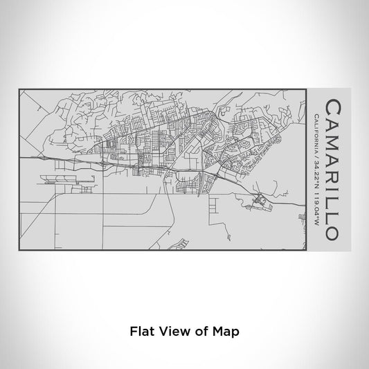Camarillo - California Map Insulated Bottle - Drinkware