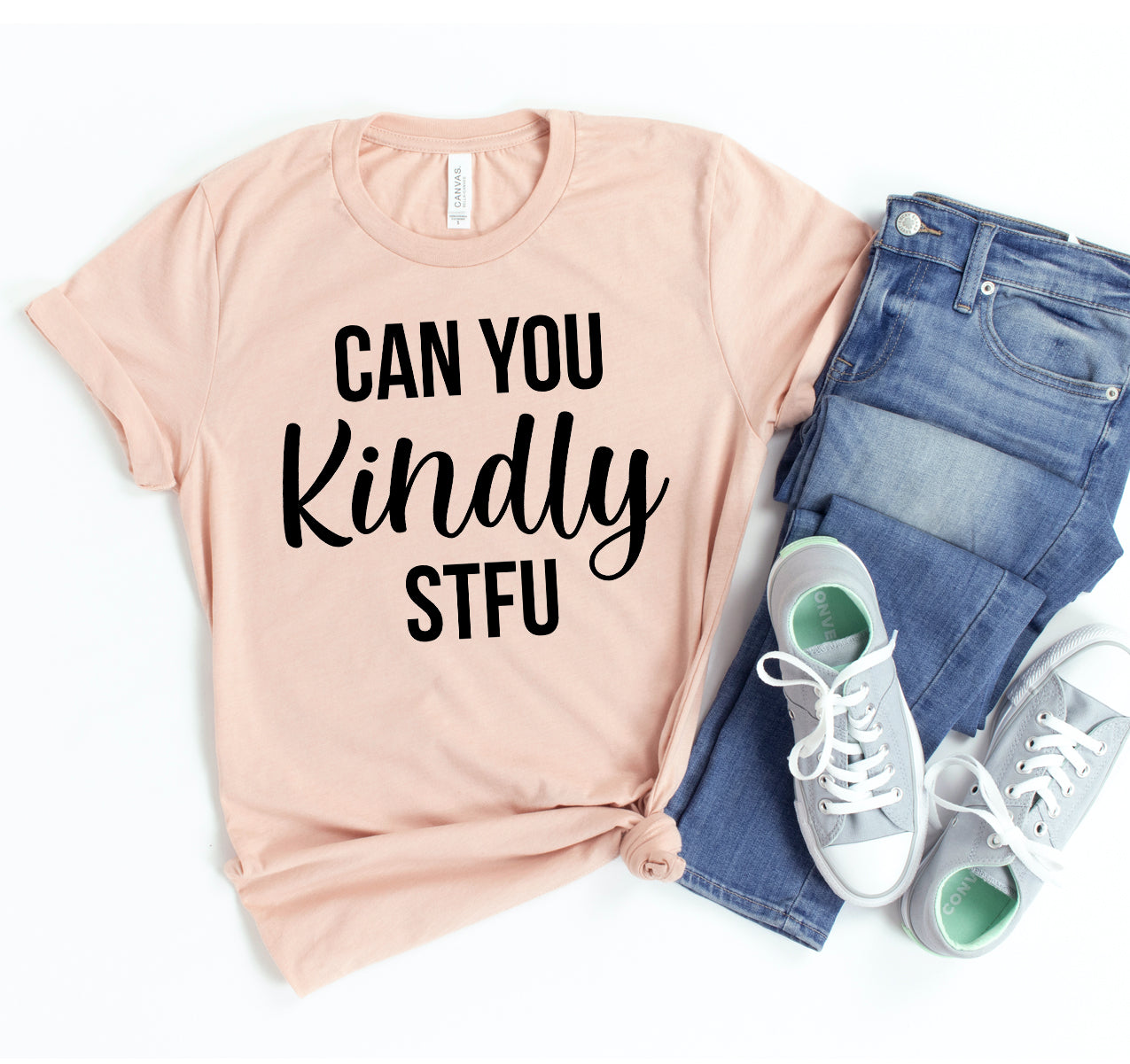 Can You Kindly STFU T-Shirt - Women’s Fashion - Women’s Clothing - Tops & Tees - T-Shirts