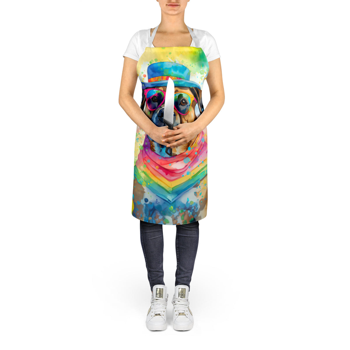 Cane Corso Hippie Dawg Apron - One Color / One Size - Home & Garden - Kitchen Dining & Bar - Table Decoration &