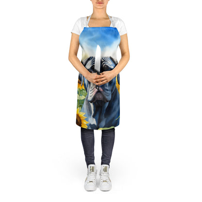 Cane Corso in Sunflowers Apron - One Color / One Size - Home & Garden - Kitchen Dining & Bar - Table Decoration &
