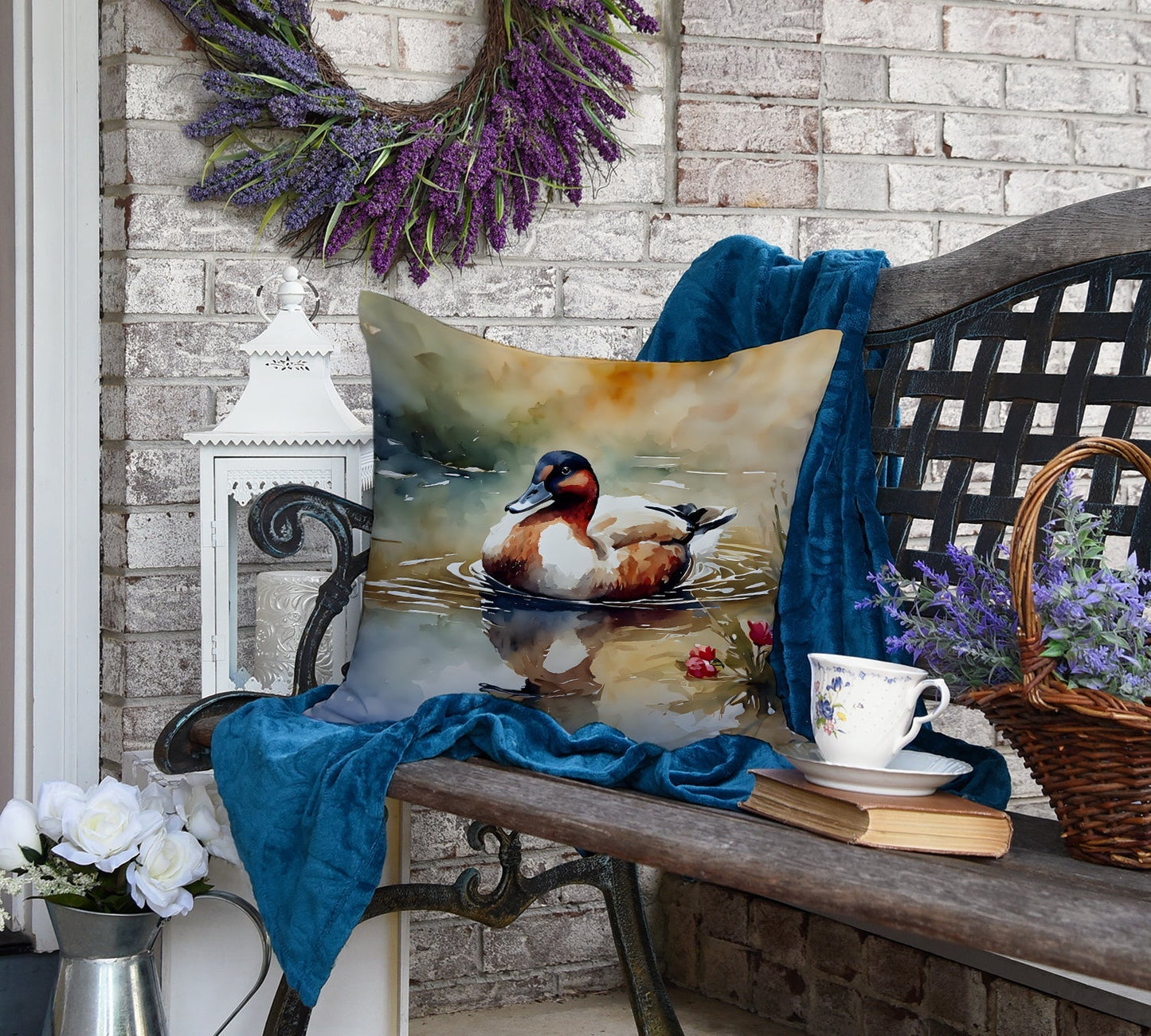 Canvasback Throw Pillow - One Color / One Size - Home & Garden - Home Textile - Pillows