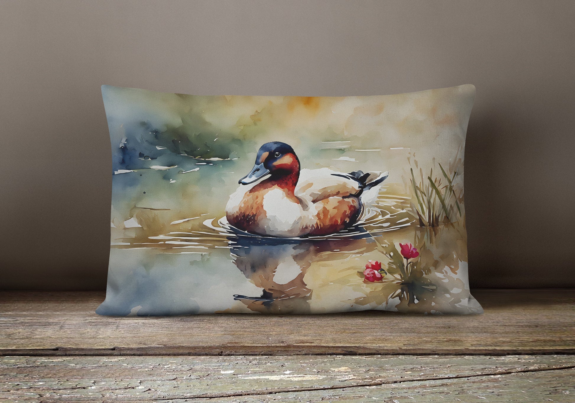 Canvasback Throw Pillow - One Color / One Size - Home & Garden - Home Textile - Pillows