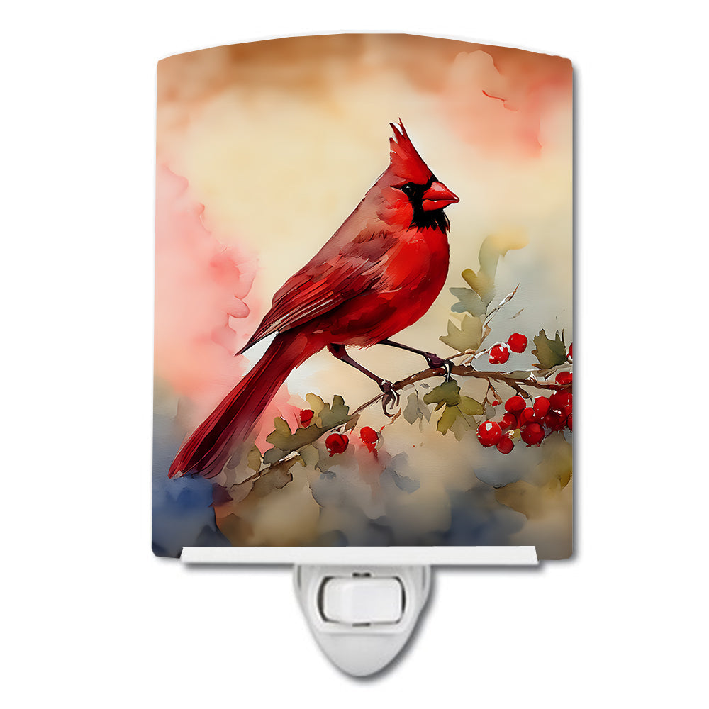 Cardinal Ceramic Night Light - One Color / One Size - Home & Garden - Home Improvement - Lights & Lighting - Night