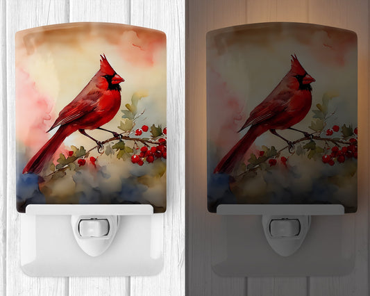 Cardinal Ceramic Night Light - One Color / One Size - Home & Garden - Home Improvement - Lights & Lighting - Night