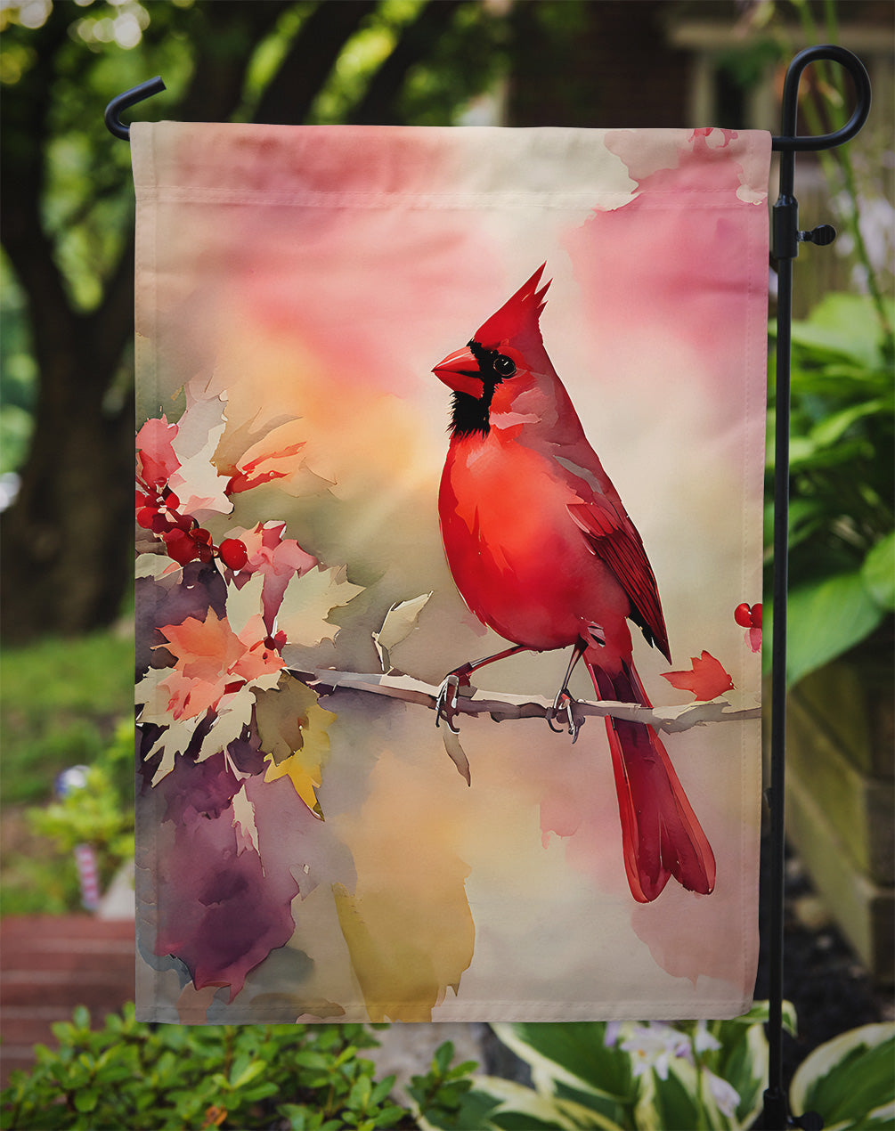 Cardinal Garden Flag - One Color / One Size - Home & Garden - Home Decor - Flags Banners & Accessories