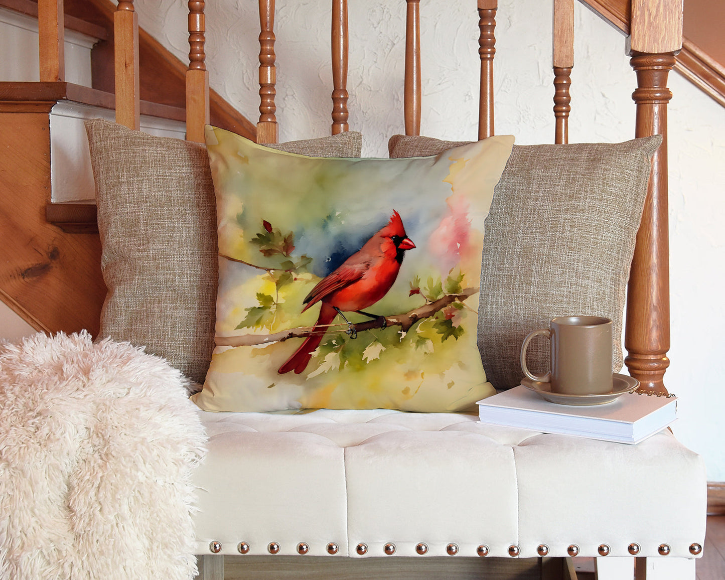 Cardinal Throw Pillow - One Color / One Size - Home & Garden - Home Textile - Pillows