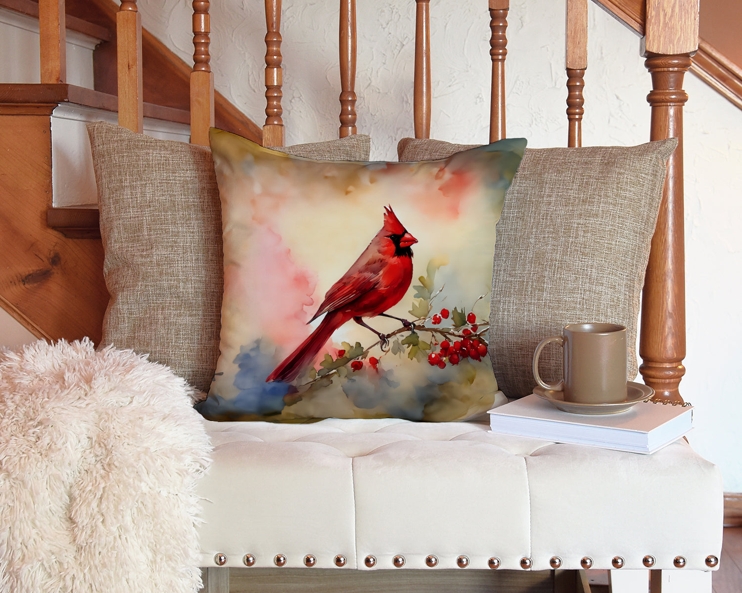 Cardinal Throw Pillow - One Color / One Size - Home & Garden - Home Textile - Pillows