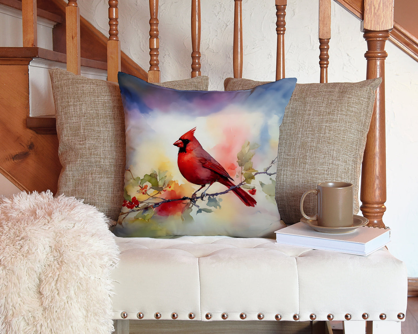 Cardinal Throw Pillow - One Color / One Size - Home & Garden - Home Textile - Pillows