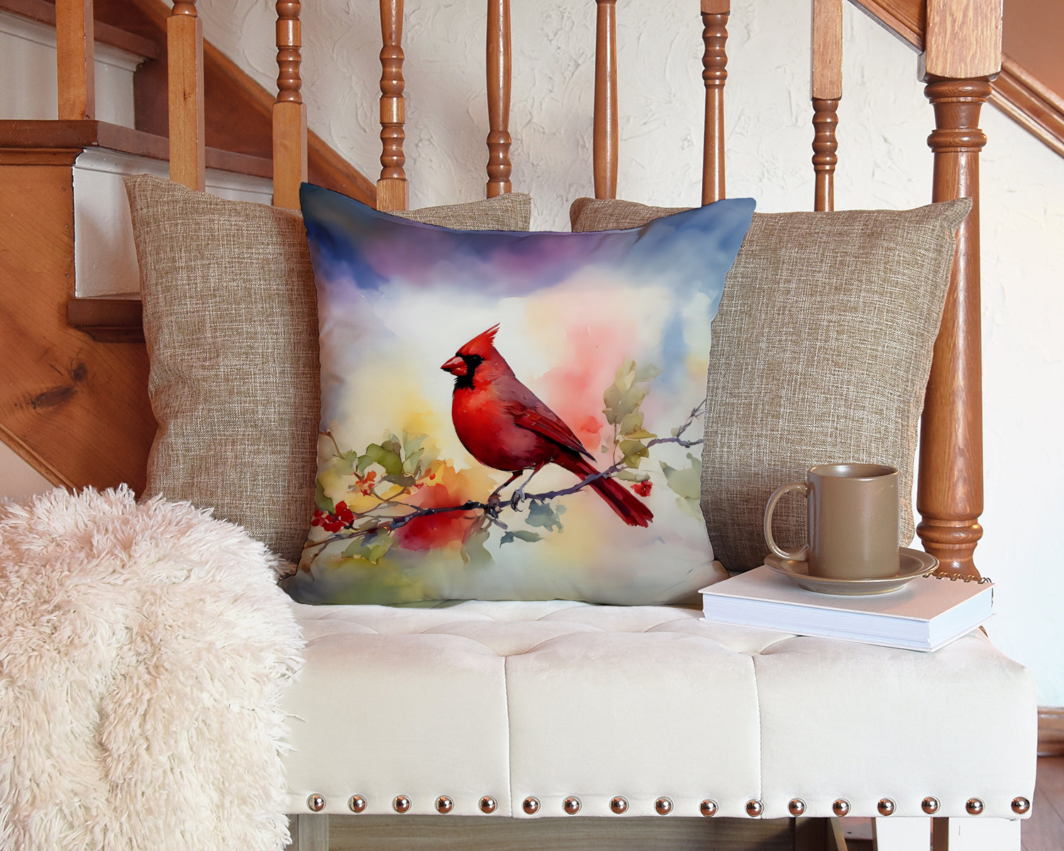 Cardinal Throw Pillow - One Color / One Size - Home & Garden - Home Textile - Pillows