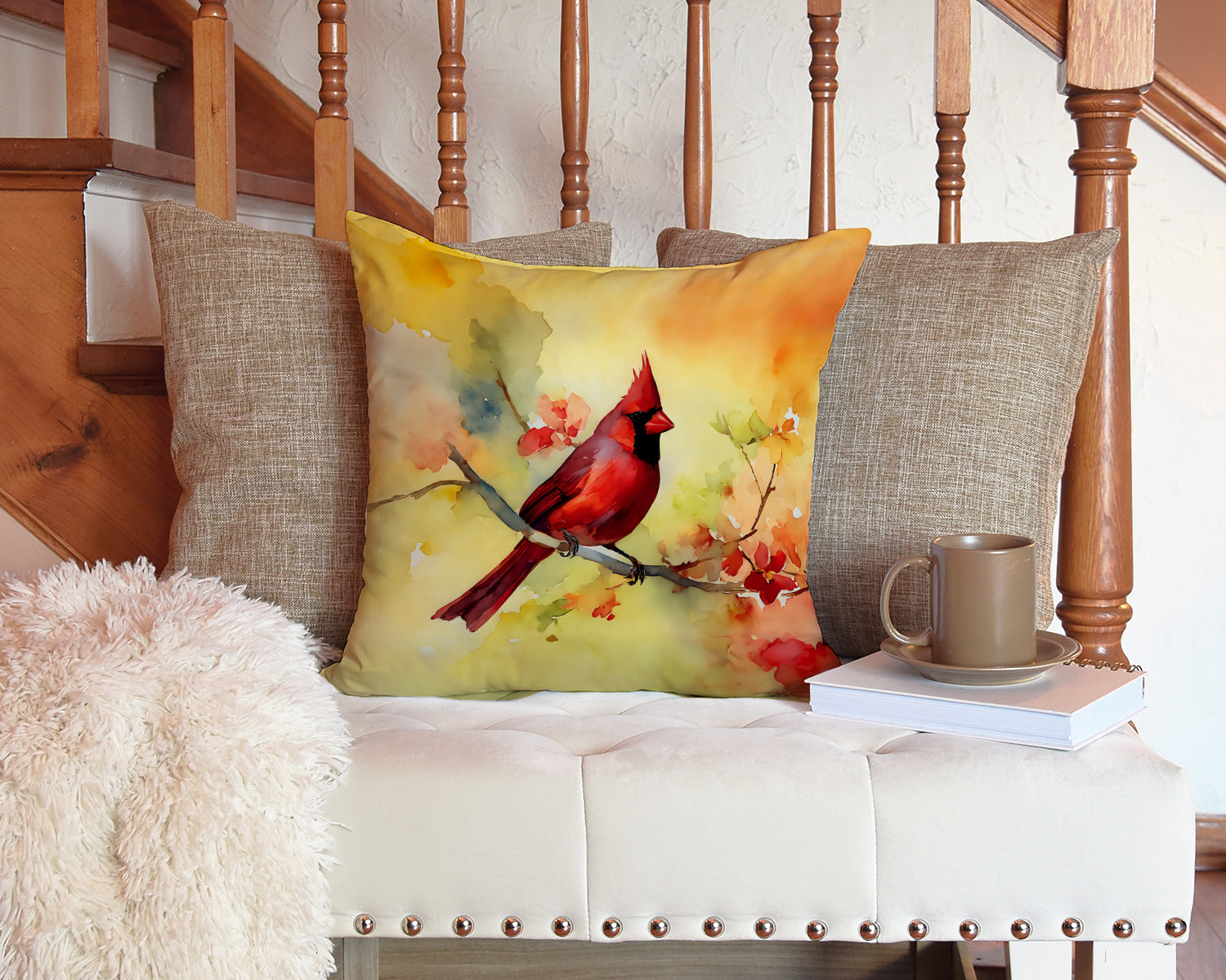 Cardinal Throw Pillow - One Color / One Size - Home & Garden - Home Textile - Pillows